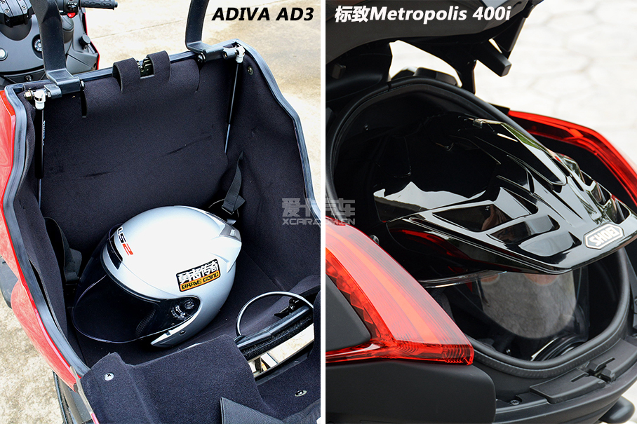 ADIVA AD3；标致Metropolis 400i；倒三轮；AD3