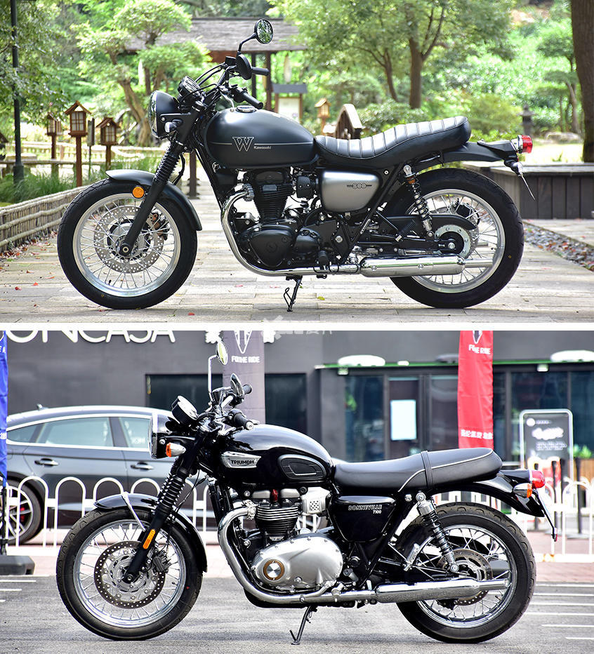 川崎;Kawasaki;W800;凯旋;Triumph;Bonneville T100