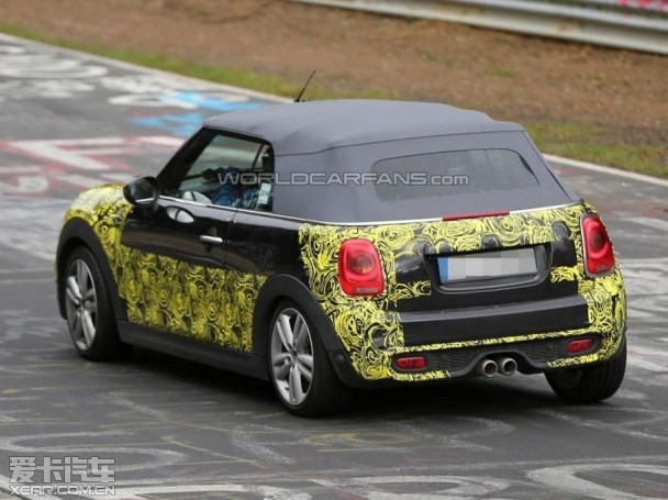 新MINI Cooper S敞篷谍照 或2015上市