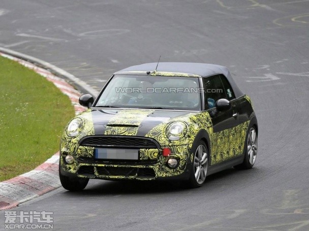 新MINI Cooper S敞篷谍照 或2015上市