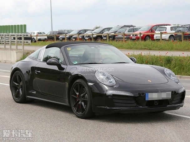 保时捷911 Targa GTS谍照 将2015年发布