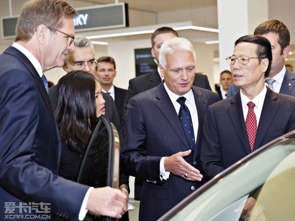 国务院副总理张高丽访问斯柯达汽车总部