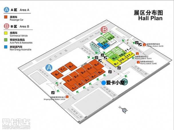 广州车展展位图