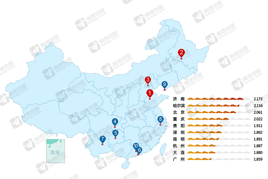 高德地图2016交通报告