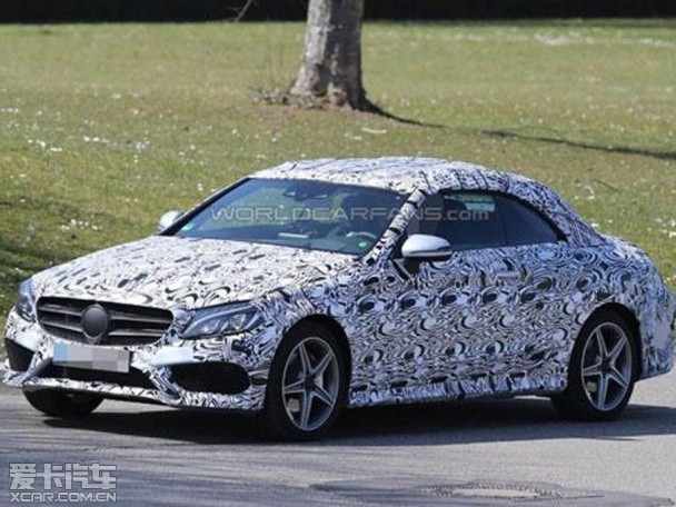 奔驰全新C级敞篷版谍照曝光 将明年发布