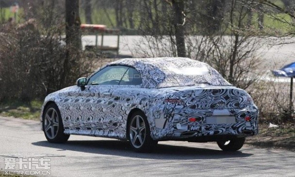 奔驰全新C级敞篷版谍照曝光 将明年发布