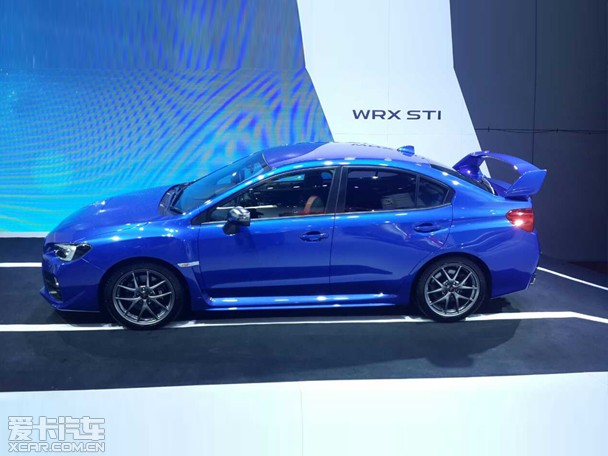 斯巴鲁新WRX STI上海车展发布 外观动感