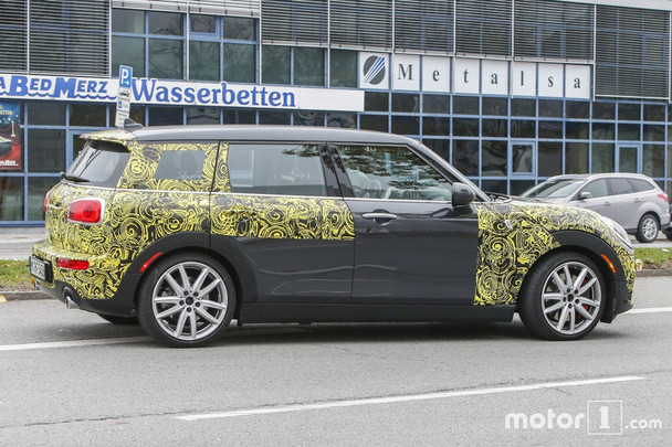 全新MINI Clubman JCW谍照 明年3月发布