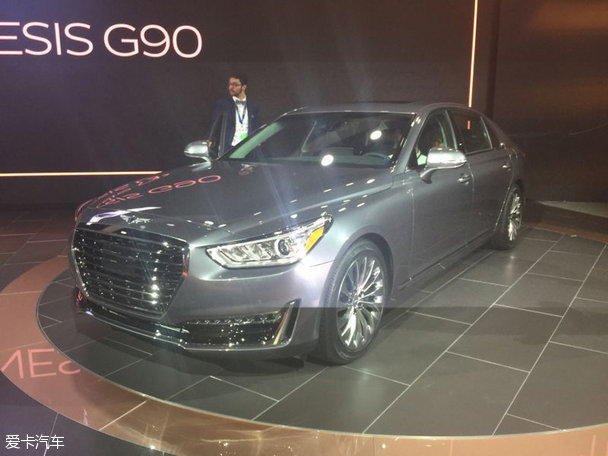 现代全新旗舰Genesis G90 北美车展发布