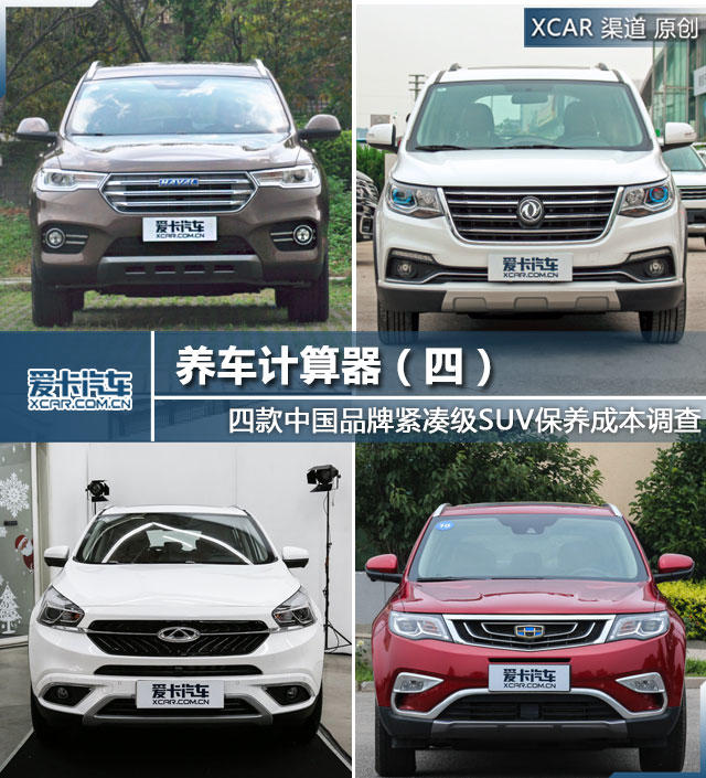 中国品牌SUV保养调查