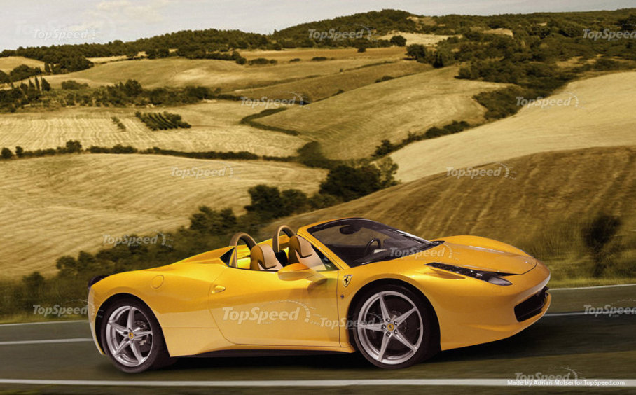  458 ItaliaǷĿǰĵͣǰݺý屨458 ItaliaһӲ泵458 Italia Spyder458 Italia SpyderЧͼ458 Italia SpyderӲƣ뷨CaliforniaϵͬӲʲ...