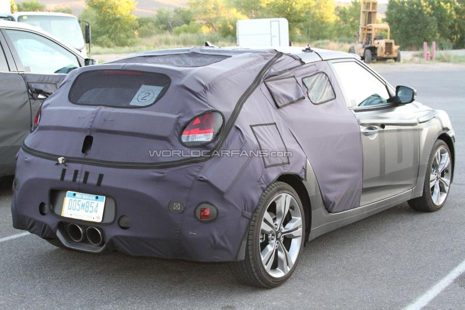 > 现代veloster 1.6t车型谍照