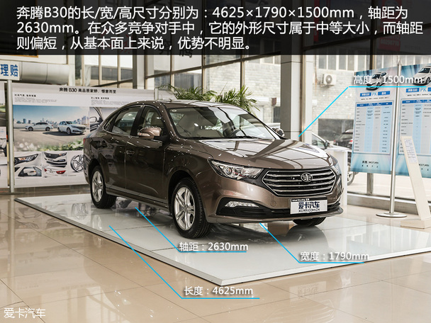 實(shí)拍奔騰B30 尊享型