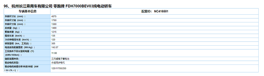 零跑S01进入目录