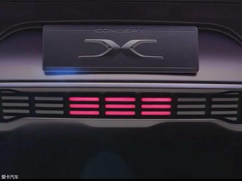 腾势Concept X设计草图 或定位跨界SUV