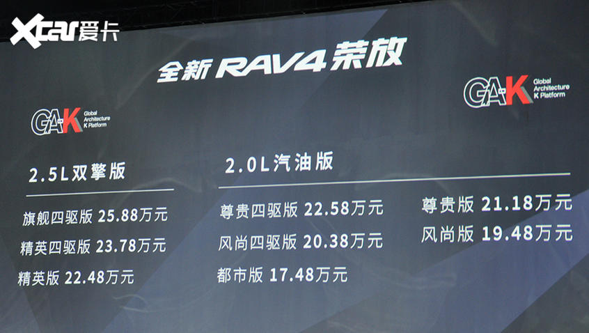 全新RAV4荣放