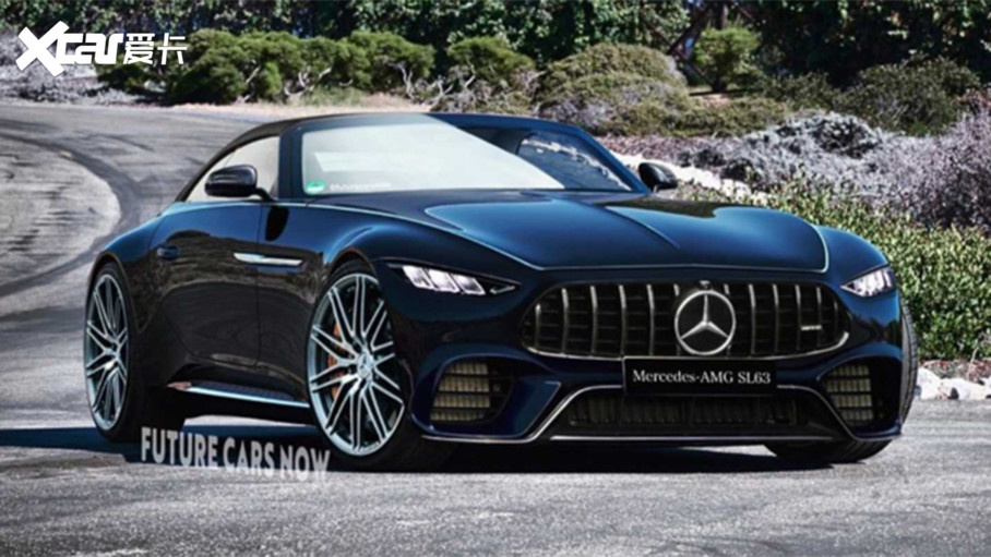 梅赛德斯-amg sl63渲染图 将2022年亮相