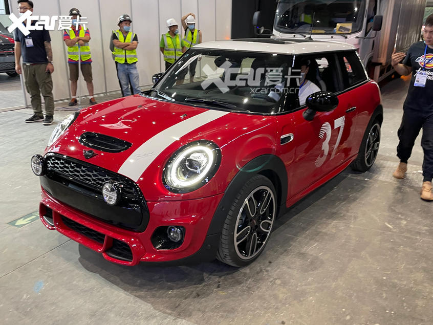 广州车展探馆 mini cooper s特别版实车