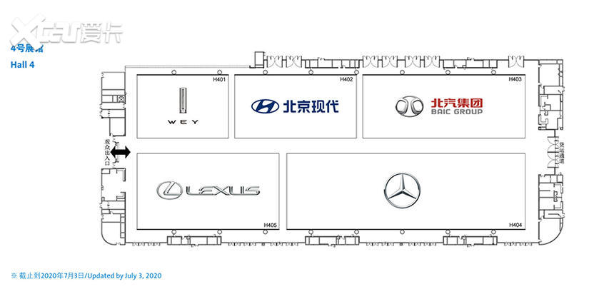 2020年成都车展展位图曝光 不怕迷路了