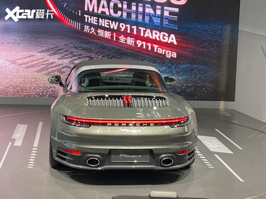 粤港澳大湾区车展全新保时捷911 Targa