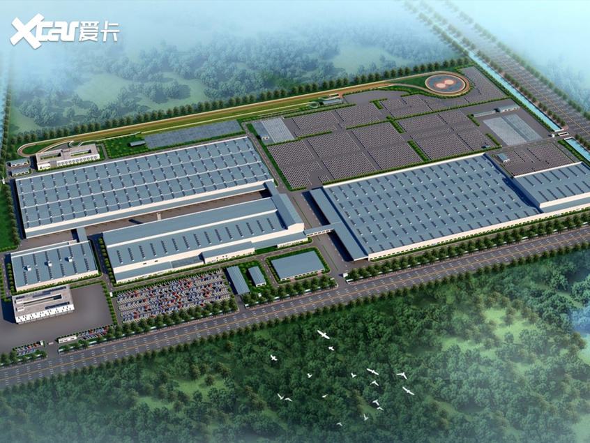 光束汽车开始打桩施工 2022年建成投产