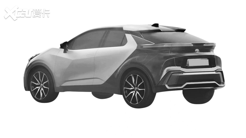 丰田全新小型跨界SUV专利图