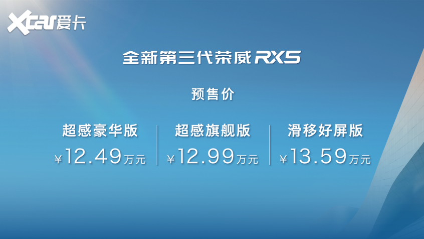 第三代荣威RX5/eRX5