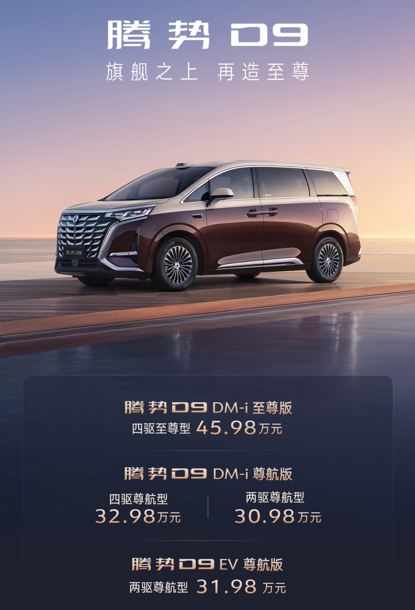 腾势汽车2024款腾势D9