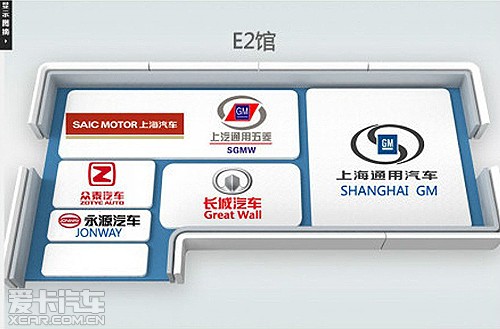 北京车展 展馆 展馆图