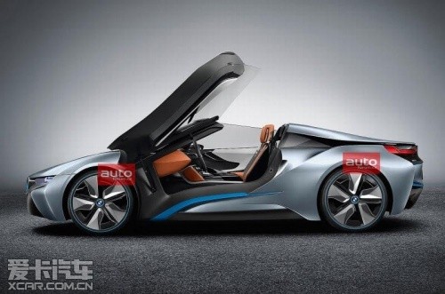 推敞篷版 宝马i8 spyder概念车图片曝光