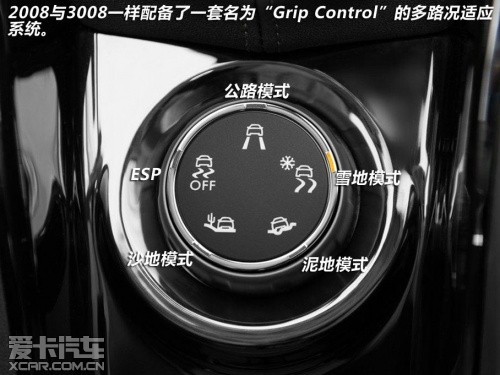 标致小型SUV 2008官图解析