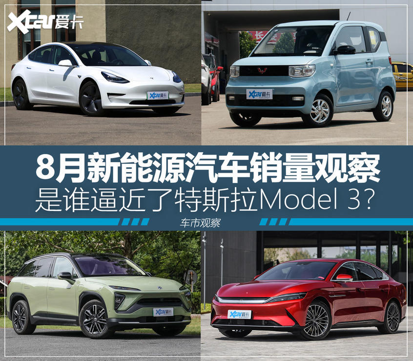 8月新能源车销量观察