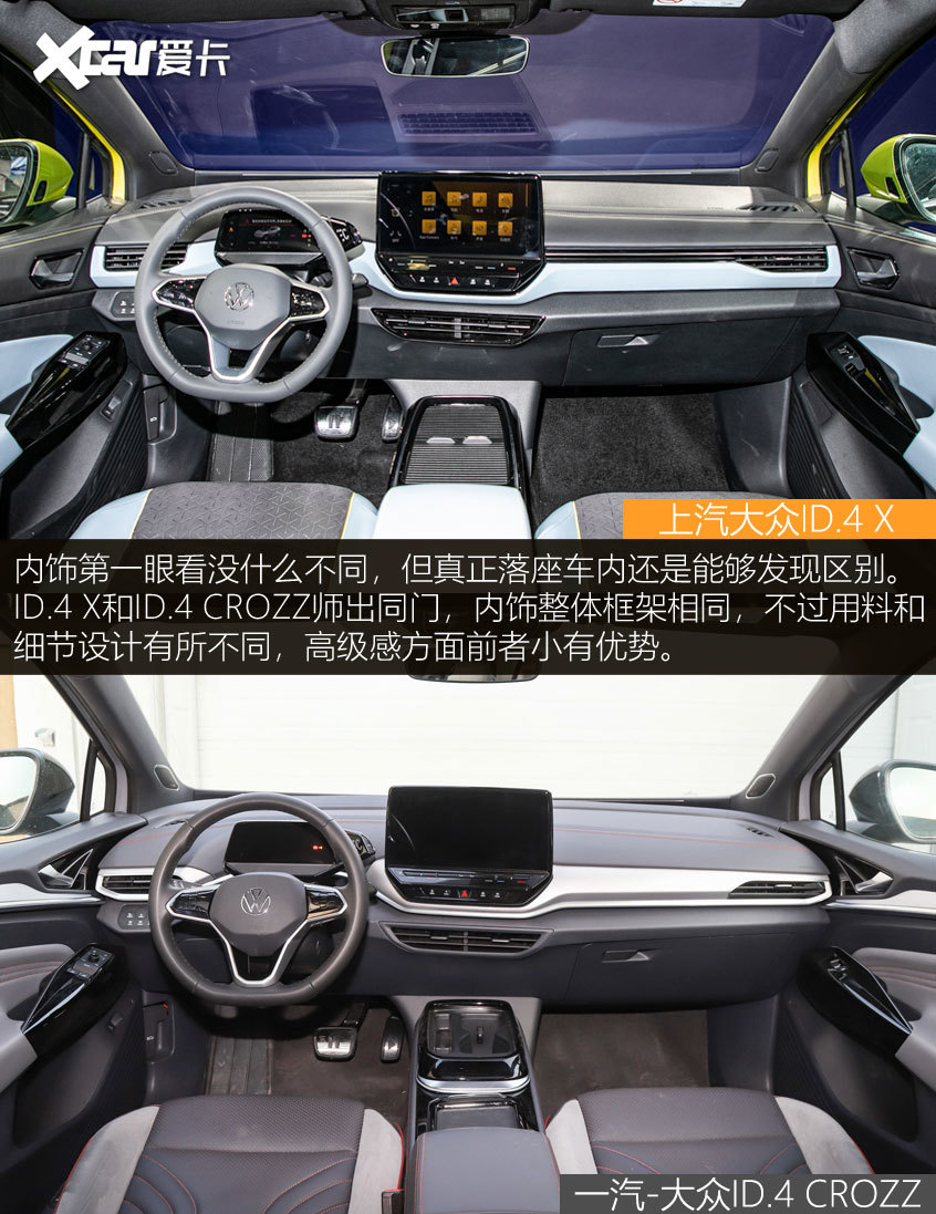 ID.4 X對比ID.4 CROZZ