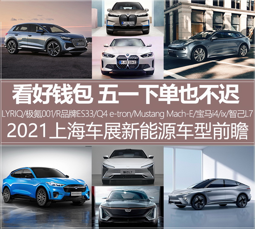 上海车展新能源车前瞻