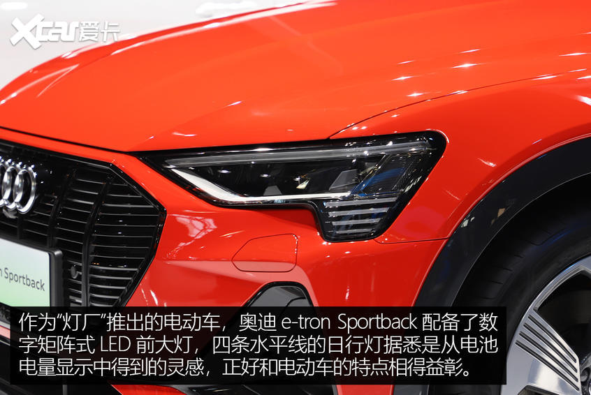 車展實拍奧迪e-tron Sportback