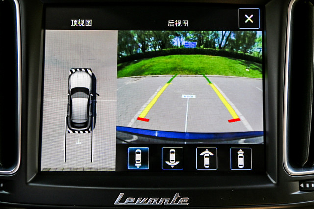 levante倒车影像测试 高端与实用并存