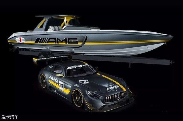 2016年的迈阿密国际游艇展,以mercedes-amg gt3赛车为灵感的41&rsquo