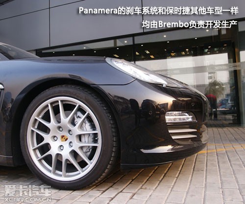 Panamera的刹车系统和保时捷其他车型同为Brembo