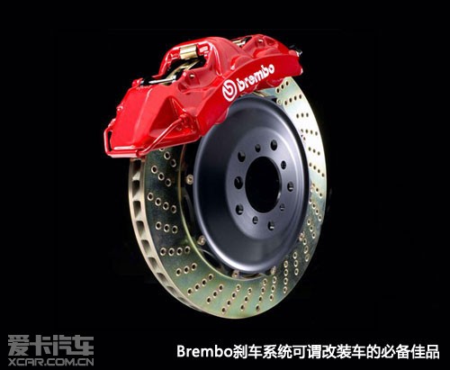 Brembo刹车系统可谓改装车的必备