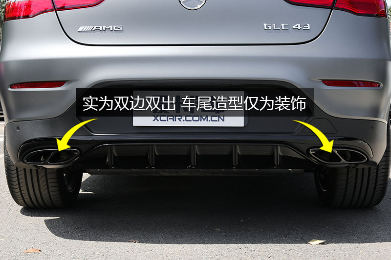 【图】2017款奔驰 AMG GLC 43 Coupe排气_