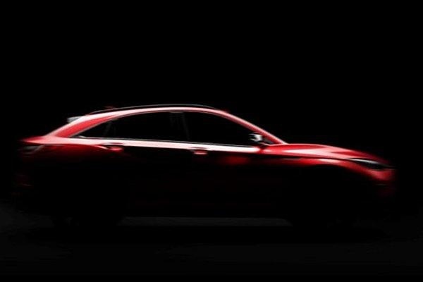 英菲尼迪全新跨界SUV QX55放出最新预告 双十一将全球首发