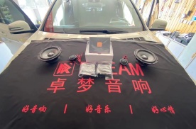 济南奔驰GL级汽车音响改装卓梦KX3113pro专车专用功放