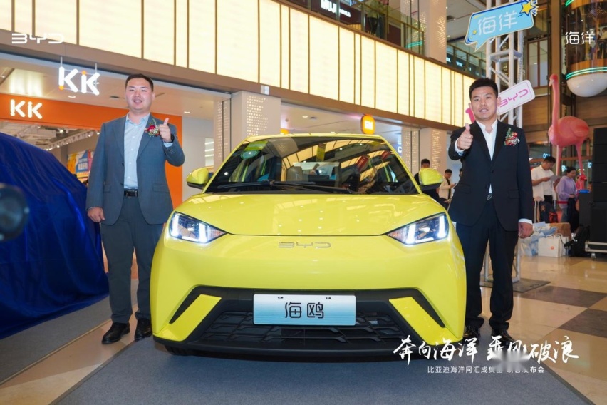 比亚迪海鸥 2023款e2 驱逐舰05冠军版 海豹冠军版亮相长春