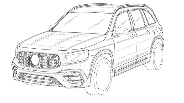 将近400匹的小型SUV！！！奔驰AMG GLB45申报图曝