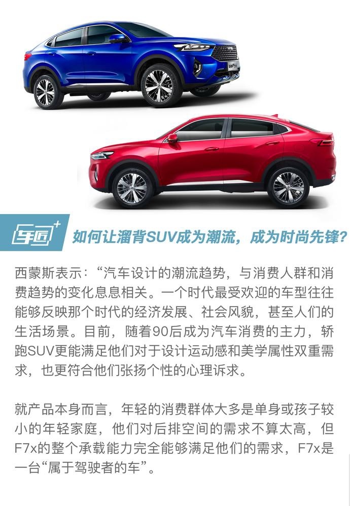 打破千篇一律的审美 哈弗F7x极致轿跑美学惊艳时光