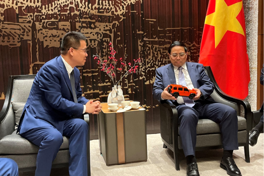 越南总理在京会见长城汽车代表，进一步增强长城汽车在越投资信心