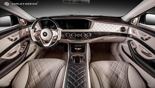 6.0V12迈巴赫S 650改装版，外观平平无奇，内饰土豪金加身