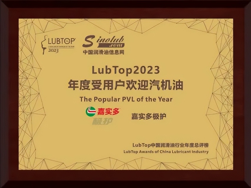 嘉实多斩获“LubTop2023中国润滑油行业年度总评榜”五大奖项