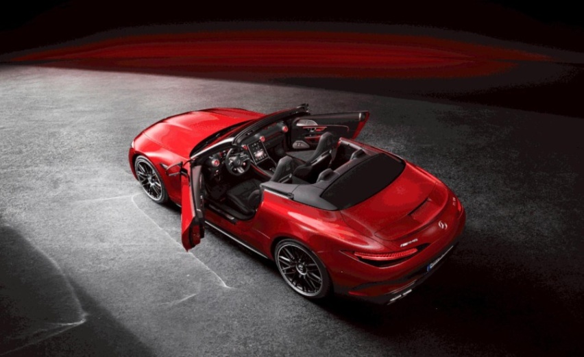 全新梅赛德斯-AMG SL全球首发，标配4.0T V8发动机硬刚保时捷