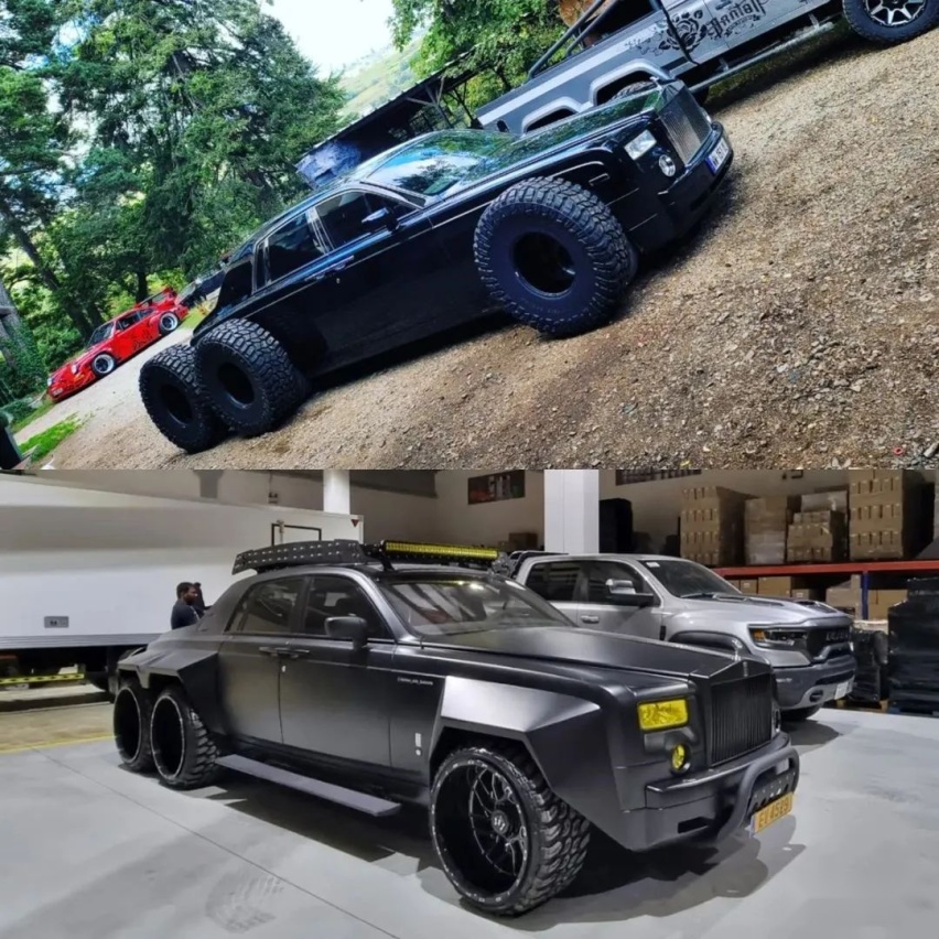 6x6的劳斯莱斯幻影见过吗？土豪玩越野也要讲究品味